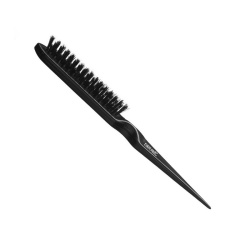 Perie de par plata, pentru finisare, cu 3 randuri de par natural - 1 buc