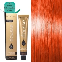 Pigment de par cu 12 uleiuri hranitoare Dousse Tassel nr 9C – Blond Extra Luminos Cupru, 100 ml