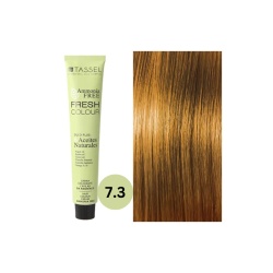 Vopsea de par fara amoniac Fresh Color Tassel nr 7.3, Blond Mediu Auriu - 100ml