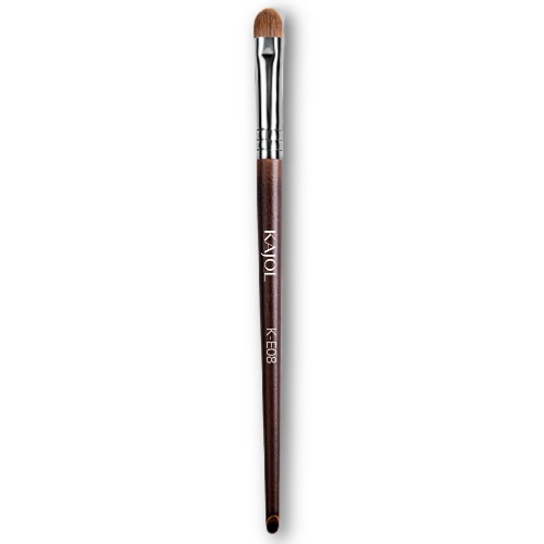 Pensula profesionala aplicator plat sintetic pentru ochi, dimensiune medie, K-E08, KAJOL Beauty™