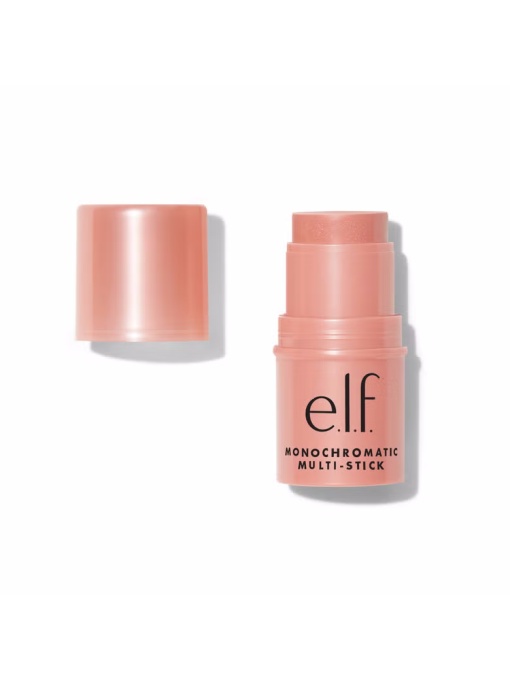 Baton multifunctional pentru ochi, buze si obraji e.l.f Monochromatic Multi-Stick 81326 Glistening Peach, 5g