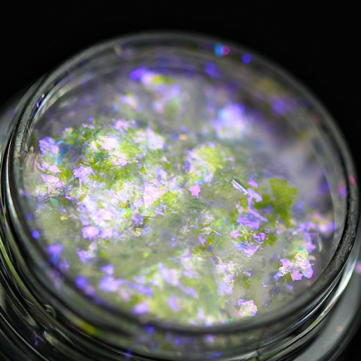 Pigment fulgi PK117(translucid cu irizatii mov intense) pentru machiaj KAJOL Beauty, &lt;0.25g