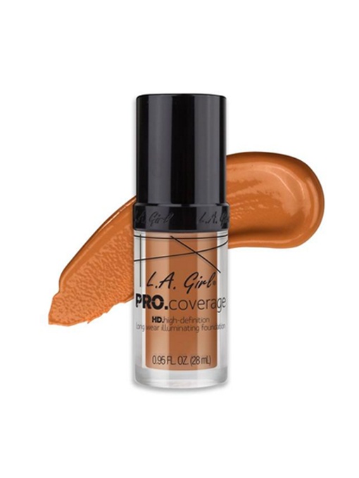 Fond de ten rezistent L.A. Girl Pro Coverage HD Illuminating Foundation Sand, 28ml