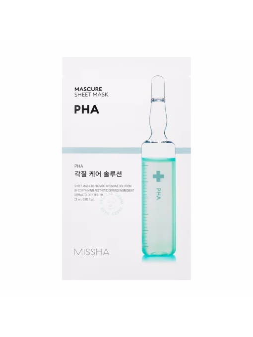 Masca pentru ten Missha Mascure Peeling Solution Sheet Mask PHA, 28ml