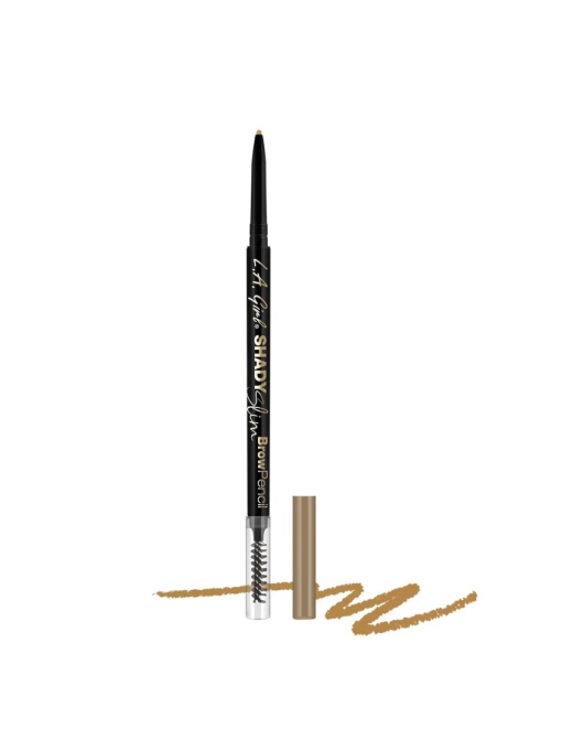 Creion definere sprâncene L.A Girl Shady Slim Brow Pencil GB 351 Blonde, 0.08g