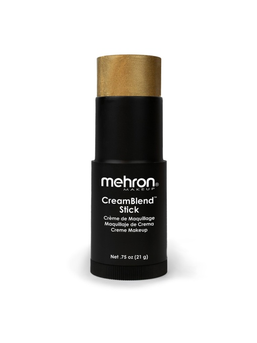Baton de conturare multifunctional pentru ten/corp Mehron™ CreamBlend Stick Bold Color Gold, 21g