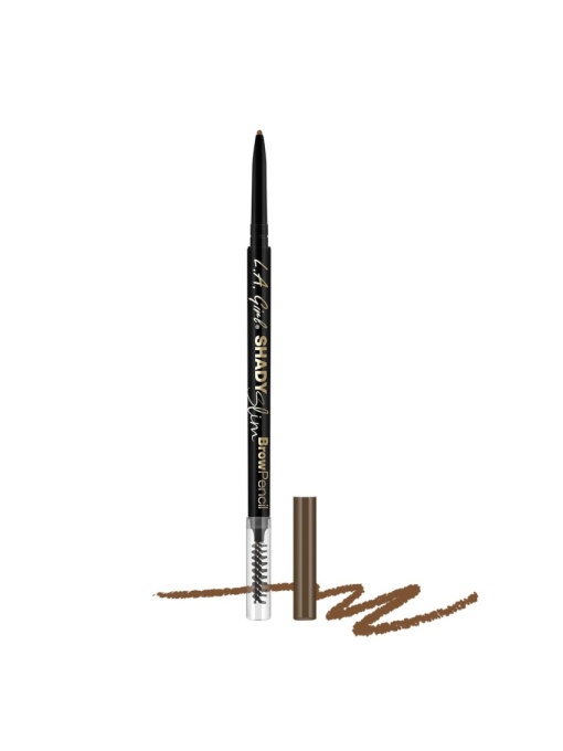 Creion definere sprâncene L.A Girl Shady Slim Brow Pencil GB 353 Soft Brown, 0.08g