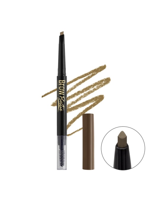 Creion de sprancene L.A. Girl Brow Bestie Triangle Tip Brow Pencil GBP 371 Dark Blonde, 0.25g