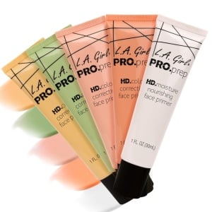 Baza de machiaj corectoare pentru ten L.A Girl HD Face Primer Orange, 30ml - Img 2