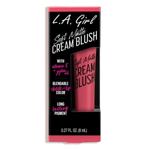 Blush cremos matifiant L.A. Girl Soft Matte Cream Kiss Up, 8ml - Img 8