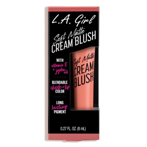 Blush cremos matifiant L.A. Girl Soft Matte Cream Rosebud, 8ml - Img 4