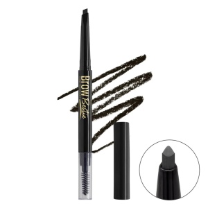 Creion de sprancene L.A. Girl Brow Bestie Triangle Tip Brow Pencil GBP 378 Black Brown, 0.25g