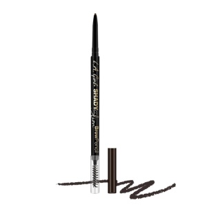 Creion definere sprâncene L.A Girl Shady Slim Brow Pencil GB 359 Blackest Brown, 0.08g - Img 1