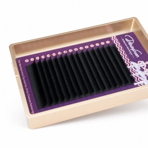 Extensii gene profesionale DancingSwan C Curl 0.05 mm – Volume, Mix 7–14 mm, 16 Rânduri - Img 2