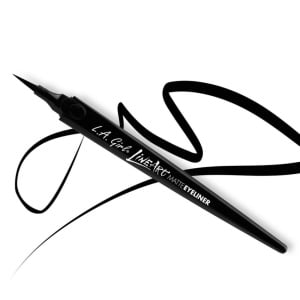Eyeliner pentru ochi L.A. GIRL Line Art Matte Eyeliner Pen Intense Black, 0.4ml - Img 1