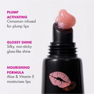 Gloss de buze maro nude cu efect de volum și hidratare L.A. Girl Tinted Lip Plumper GLP580 Nude Mocha, 13 ml - Img 7