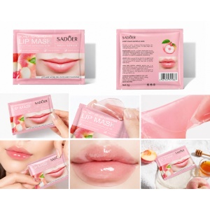 Masca de buze hidratantă SADOER Honey Peach – Reparare Intensă, Hidratare Profundă, Buze Catifelate și Strălucitoare, 8g - Img 3