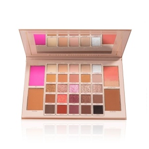 Paletă machiaj ochi și față BPerfect Mrs Glam Showstopper II – 29 Nuanțe, Farduri, Bronzer și Blush, 61.5 g
