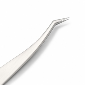 Pensetă profesională înclinată pentru extensii de gene DancingSwan A9 – Aplicare Classic și Premade - Img 2