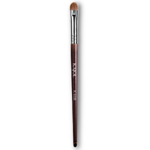 Pensula profesionala aplicator plat sintetic pentru ochi, dimensiune medie, K-E08, KAJOL Beauty™
