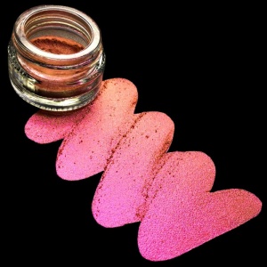 Pigment PK61 (arămiu-roz fuchsia) Duochrome pentru machiaj KAJOL Beauty, 1g - Img 3