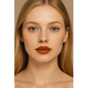 Ruj lichid mat, waterproof si ultrarezistent la transfer KAJOL Beauty matISTIQUE Caramel Nude, 8ml - Img 2