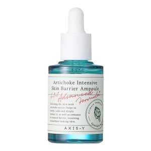 Ser regenerant și iluminator pentru a calma și întari pielea sensibila AXIS-Y Artichoke Intensive Skin Barrier Ampoule, 30ml - Img 1