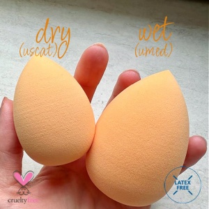 Set 2 buretei pentru machiaj TEARDROP MAKE-UP SPONGE, non-latex, KAJOL Beauty® - Img 4
