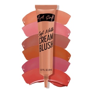 Blush cremos matifiant L.A. Girl Soft Matte Cream Kiss Up, 8ml - Img 2