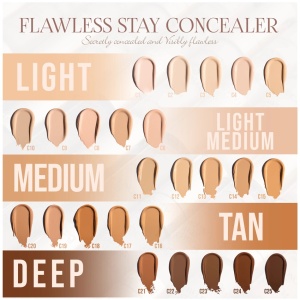 Corector/Anticearcan cu putere mare de acoperire si rezistent Beauty Creations Flawless Stay Concealer C10, 8g - Img 5