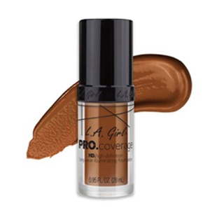 Fond de ten rezistent L.A. Girl Pro Coverage HD Illuminating Foundation Coffee, 28ml