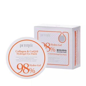 Masca de Hidrogel pentru ingrijirea pielii din jurul ochilor Petitfee Collagen&CoQ10 98% Hydrogel, 84g - Img 1