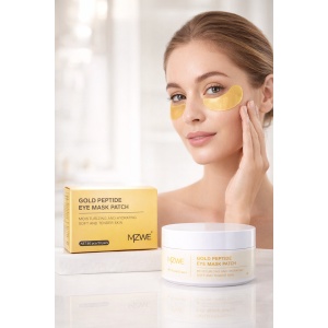 Mască de ochi tip Patch cu Aur și Peptide MZWE Gold Peptide Eye Mask Patch, Efect Hidratare Intensă și Anti-cearcăn, 60 bucăți (30 perechi) - Img 4