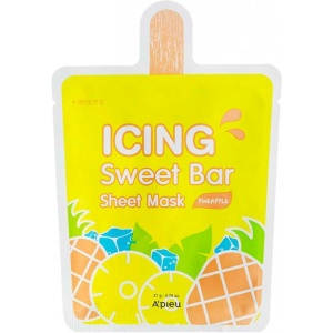 Masca faciala A'Pieu Icing Sweet Bar Sheet Mask Pineapple, 21g