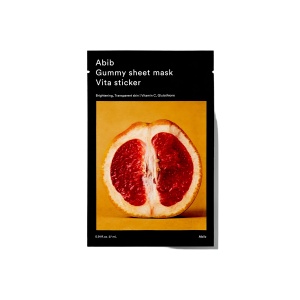 Masca faciala cu efect iluminator Abib Gummy sheet mask Vita sticker, 27ml - Img 1