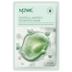Mască facială MZWE Centella Asiatica – Hidratare profundă și calmare pentru tenul sensibil, 25ml
