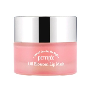 Masca/Tratament intens hidratant pentru buze Petitfee Oil Blossom Lip Mask Camelia Seed Oil, 15g - Img 4