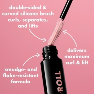 Mascara pentru alungire și efect de curbare e.l.f Lash'N Roll Curling & Lifting Deep Brown, 9.2g - Img 6