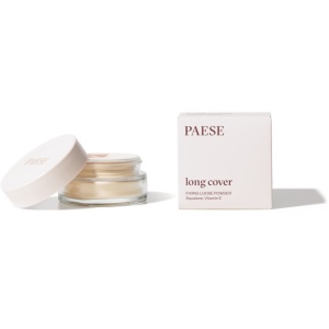 PAESE Long Cover pudră pulbere fixatoare (Loose Setting Powder) – Matifiantă, Fixare Machiaj, cu Squalane & Vitamina E, 6g