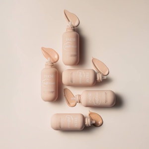 PAESE Puff Cloud Foundation – Fond de ten cu efect natural, finisaj satinat, efect blur, acoperire medie construibilă, SPF 20, 01N Light Beige, 37 ml - Img 5