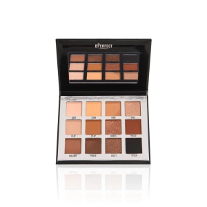 Paleta farduri pentru ochi BPerfect Mini Muted Shadow Palette, 28g - Img 1