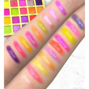Paleta farduri pentru ochi Rude The Roaring 20's Eyeshadow Palette Neons, 30g - Img 2