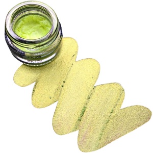Pigment PK109 Pastel (galben acid-auriu) Duochrome pentru machiaj KAJOL Beauty, 1g - Img 5