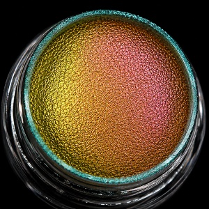 Pigment PK76(bej auriu-verde-roz) Duochrome pentru machiaj KAJOLBeauty, 1g