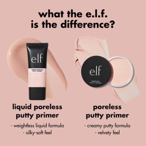 Primer lichid pentru ten e.l.f Cosmetics Liquid Poreless Putty Primer, 28ml - Img 12