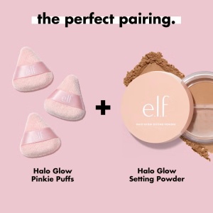 Pudra pulbere de fixare e.l.f Halo Glow Setting Powder 83390 Light, 6.8g - Img 5
