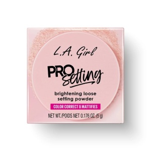 Pudră Pulbere de Fixare Matifiantă și Iluminatoare L.A. Girl PRO Setting Brightening – 736 Soft Pink, 5g - Img 4