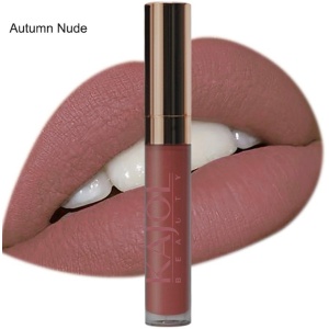Ruj lichid mat, waterproof si ultrarezistent la transfer KAJOL Beauty matISTIQUE Autumn Nude, 8ml