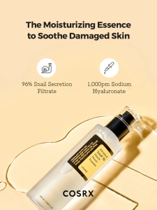 Ser hidratant cu extract concentrat de melc COSRX Advanced Snail 96 Mucin Power Essence, 100ml - Img 5