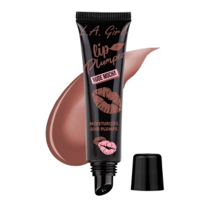 Gloss de buze maro nude cu efect de volum și hidratare L.A. Girl Tinted Lip Plumper GLP580 Nude Mocha, 13 ml